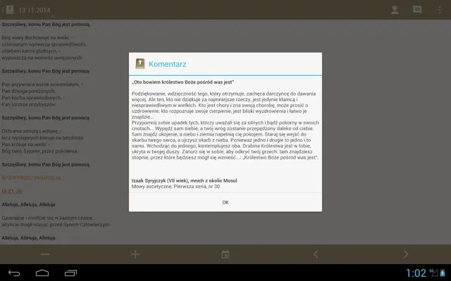 Pismo Święte android App screenshot 4